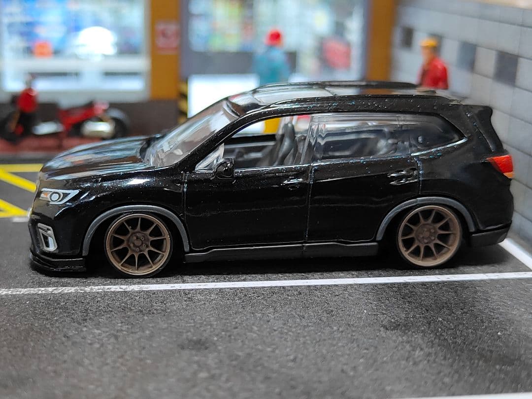 マッチボックス スバル フォレスター☆ 深リム ホットウィール トミカ