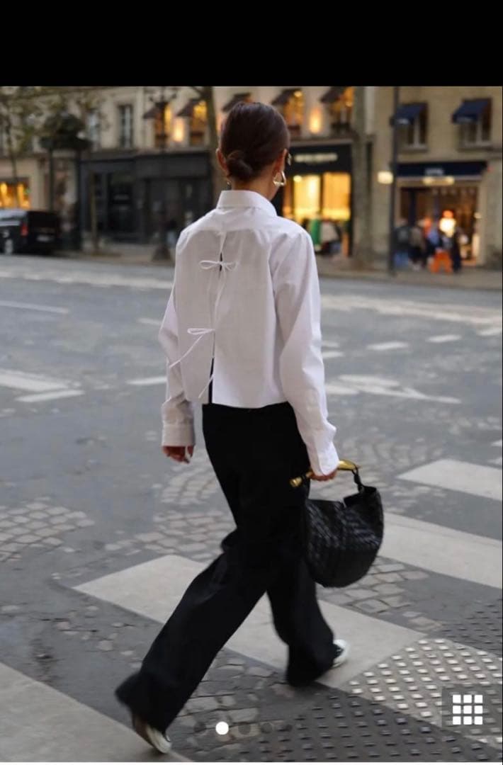 ジプソフィア gypsohila バックリボンブラウス