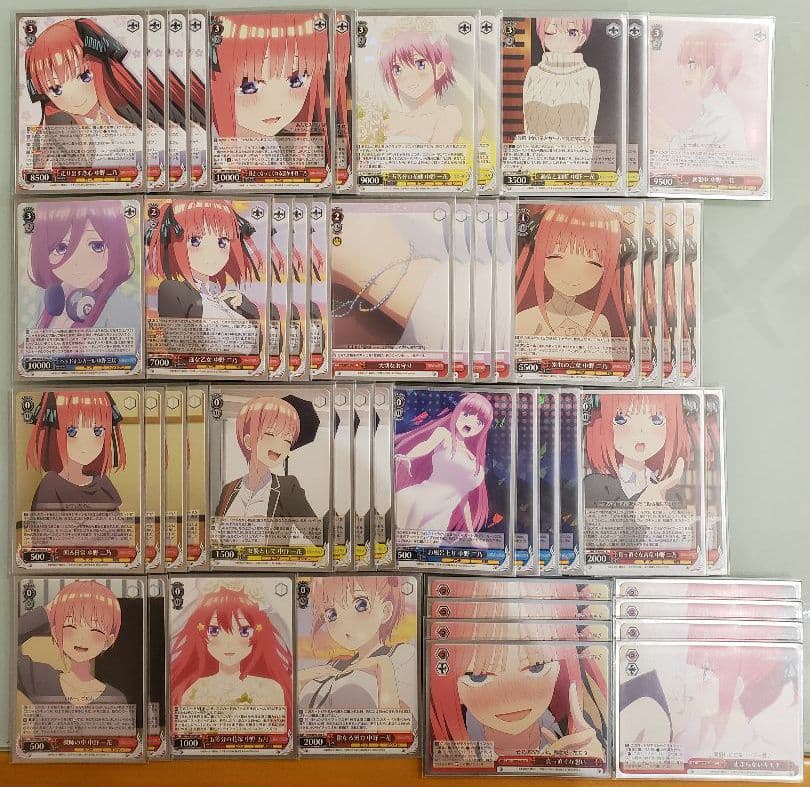 ヴァイスシュヴァルツ 二乃 8電源 デッキ スリーブ、パーツ込み