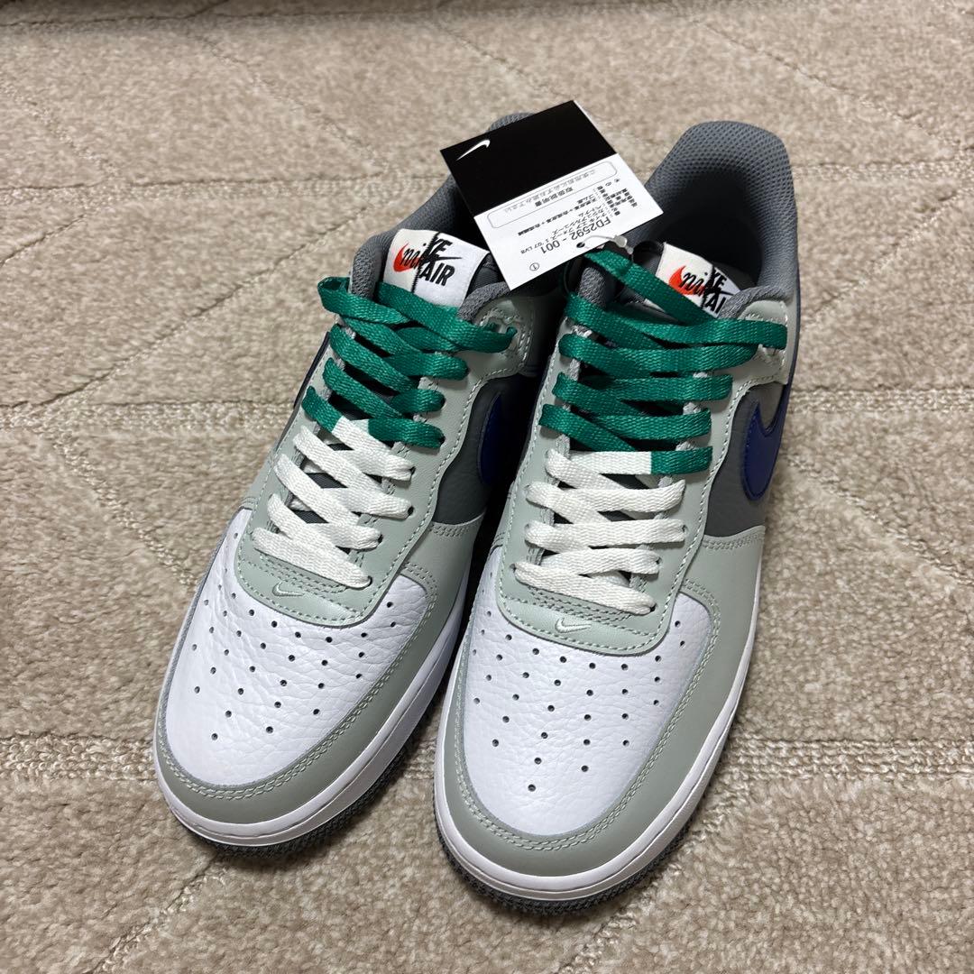 【完売品】Nike Air Force 1 グレー/ホワイト/ネイビー