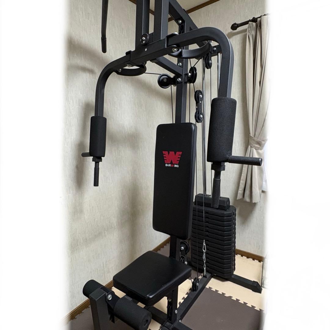 ホームジム ウェイトトレーニングマシン TOP FILM ホームジム トレーニングマシン 自宅 ケーブル 筋トレ