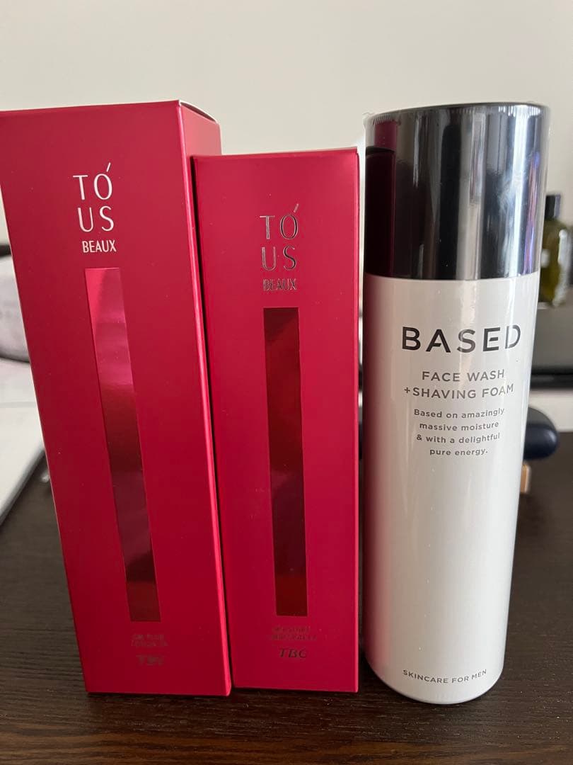 TBC TÔUS BEAUX 化粧水+乳液+ BASED洗顔フォーム