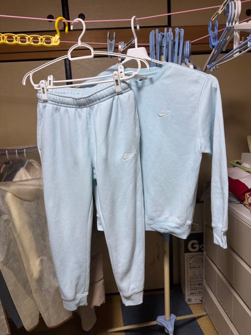 ナイキ　上M下L スウェット　セットアップ　水色　人気色 楽天市場】ナイキ セットアップ メンズ スウェット 上下 TF