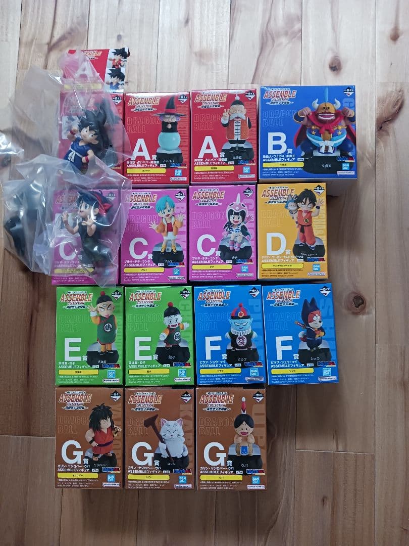 一番くじドラゴンボールASSEMBLE COLLECTION　15種類
