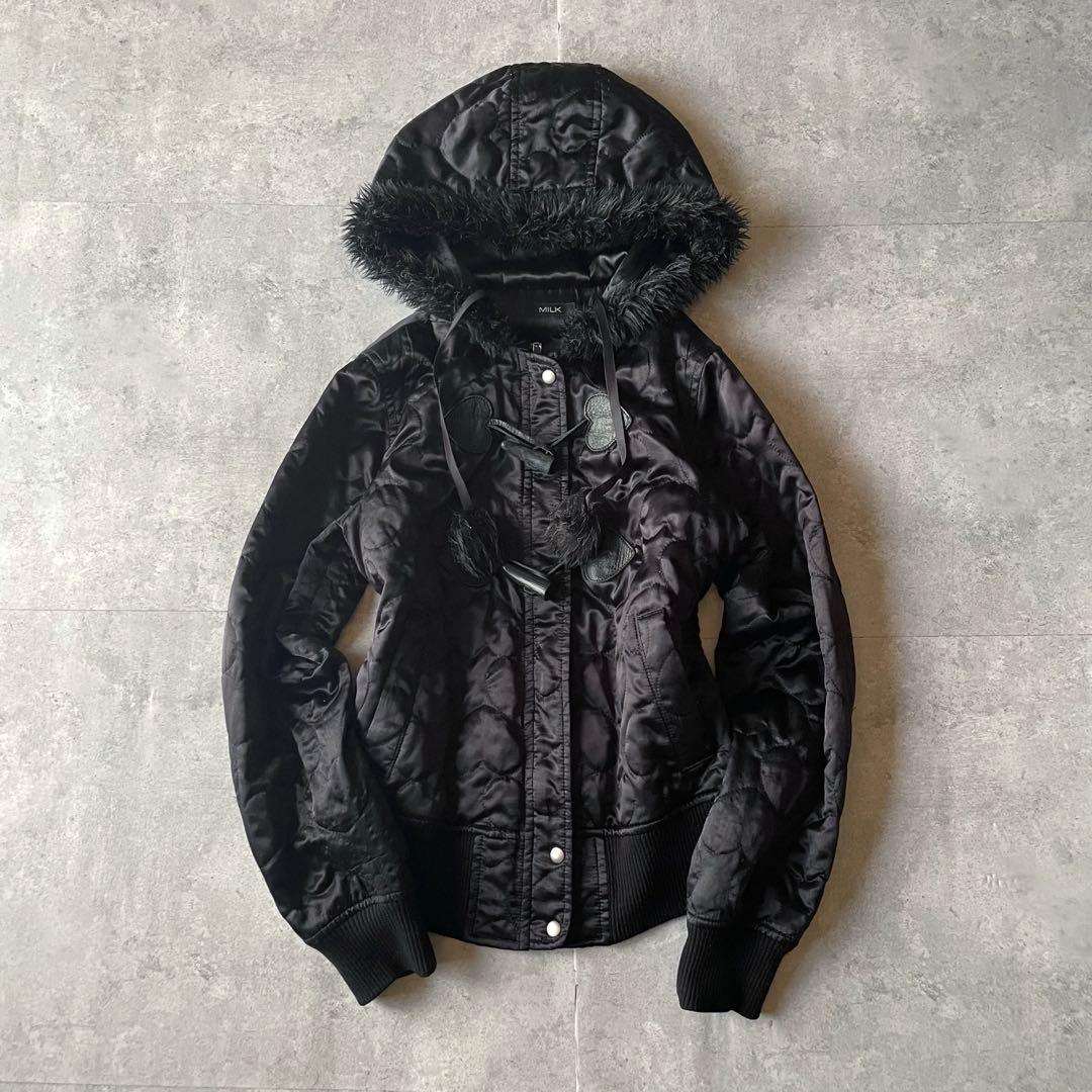 00s archive ファージャケット 短丈 ハート柄 y2k 平成ギャル - メルカリ