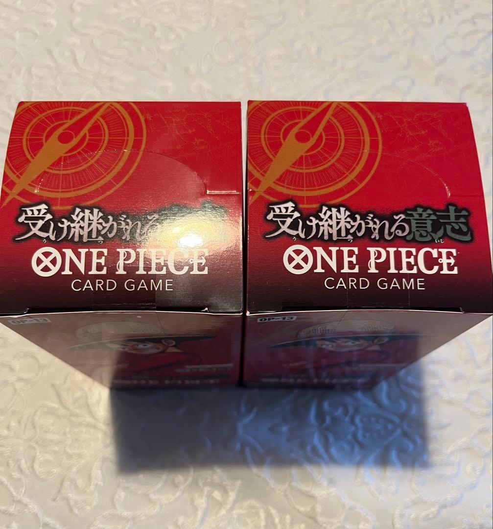 新品未開封テープ付】ワンピースカード 受け継がれる意志 2BOX - メルカリ