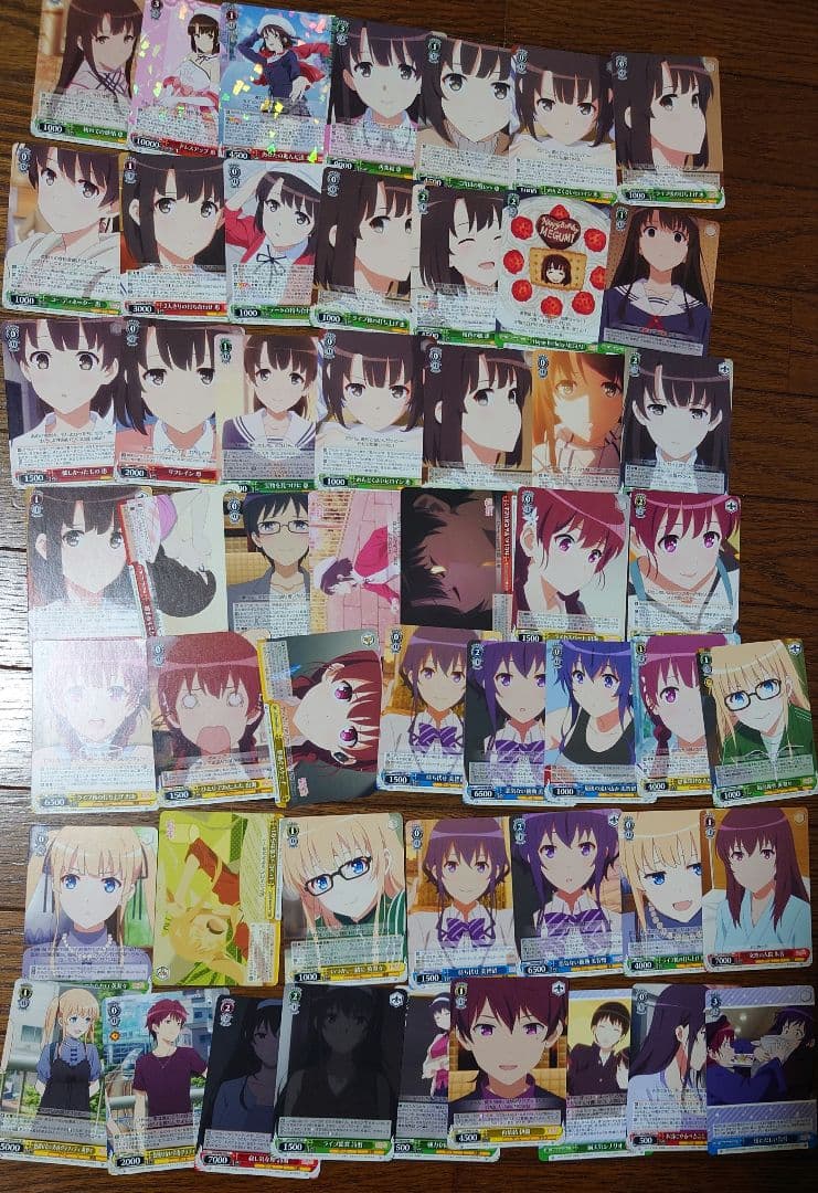 冴えない彼女の育て方 ヴァイスシュヴァルツ カード186枚まとめ売り