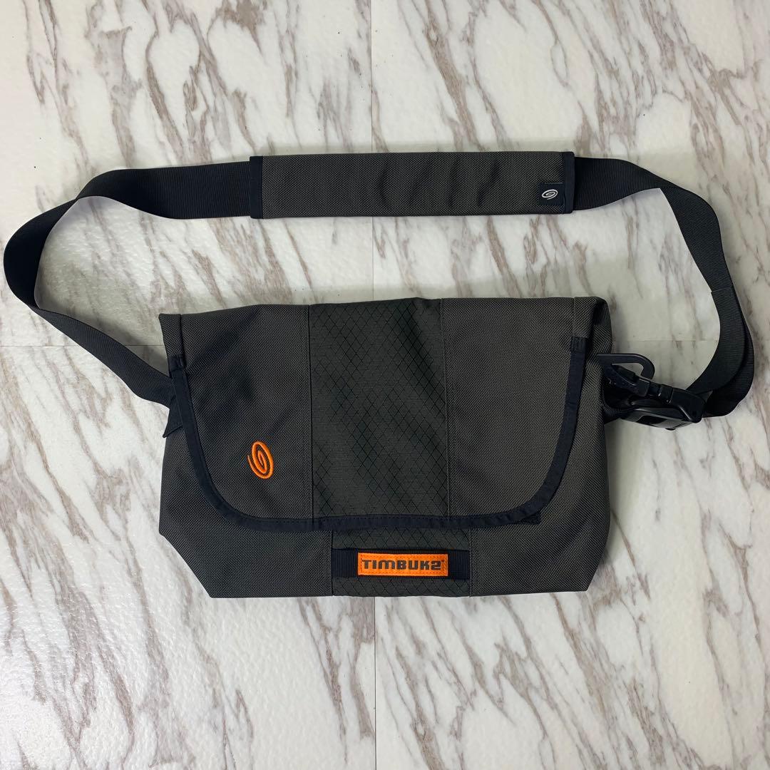 美品 TIMBUK2 メッセンジャーバッグ S ブラック オレンジ 渦巻き刺繍 ○ thx sold out 1989年 カルフォルニア州サンフランシスコ発の