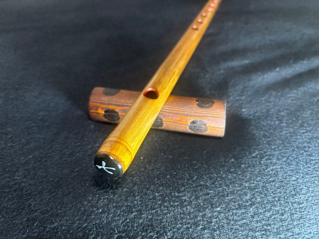 竹製 7穴 篠笛 七本調子　ドレミ調　右利き用