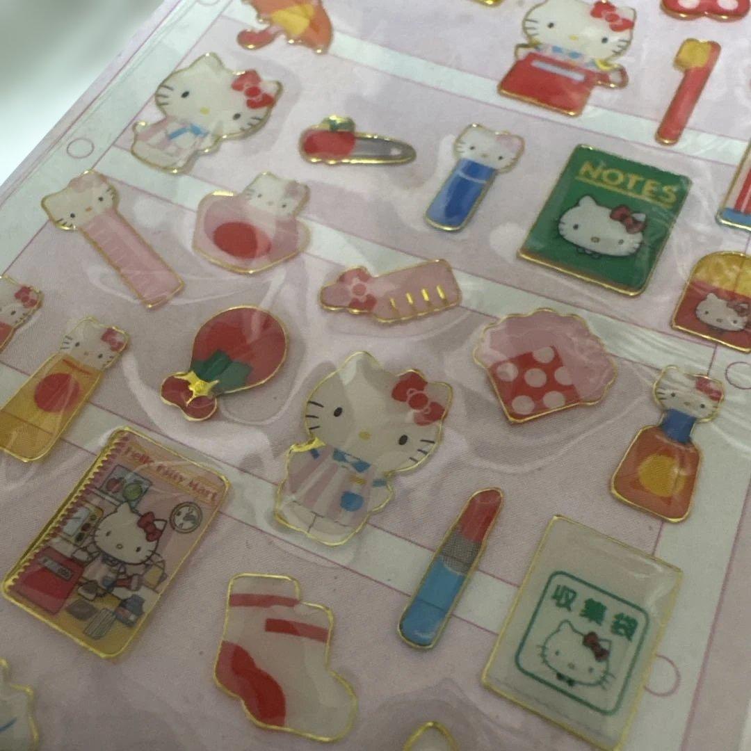 ハローキティ　レトロ　シール　2001年製