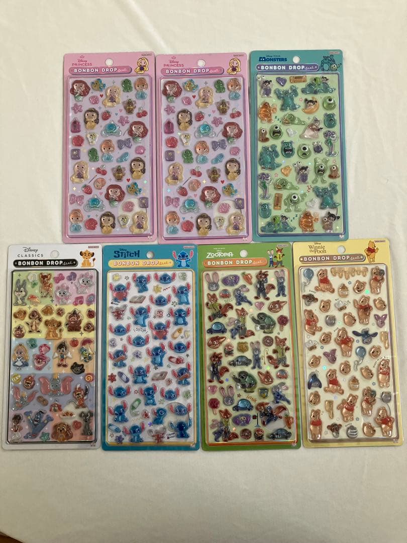 ボンボンドロップ シールセット 7パック