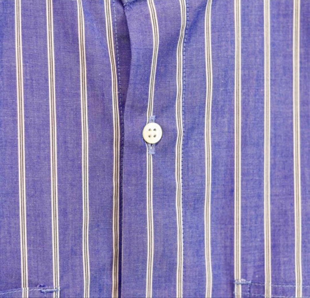 み*ん様 SO ストライプバンドカラーシャツ 大山シュン - メルカリ