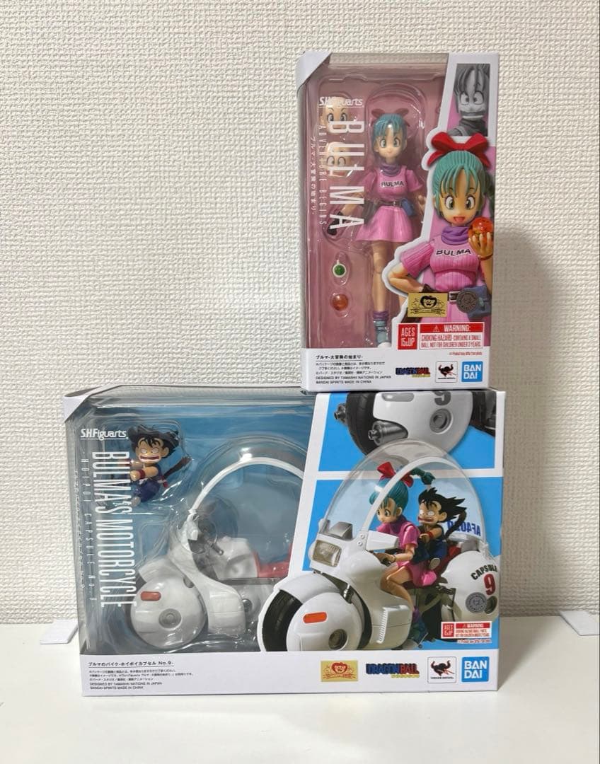 新品 S.H.Figuarts フィギュアーツ ブルマ・ブルマのバイク セット