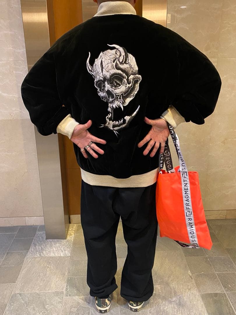 ワコマリア 56タトゥースタジオ リバーシブル スカジャン 鬼スカル XL