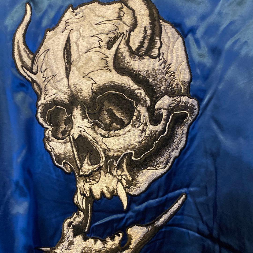 ワコマリア 56タトゥースタジオ リバーシブル スカジャン 鬼スカル XL