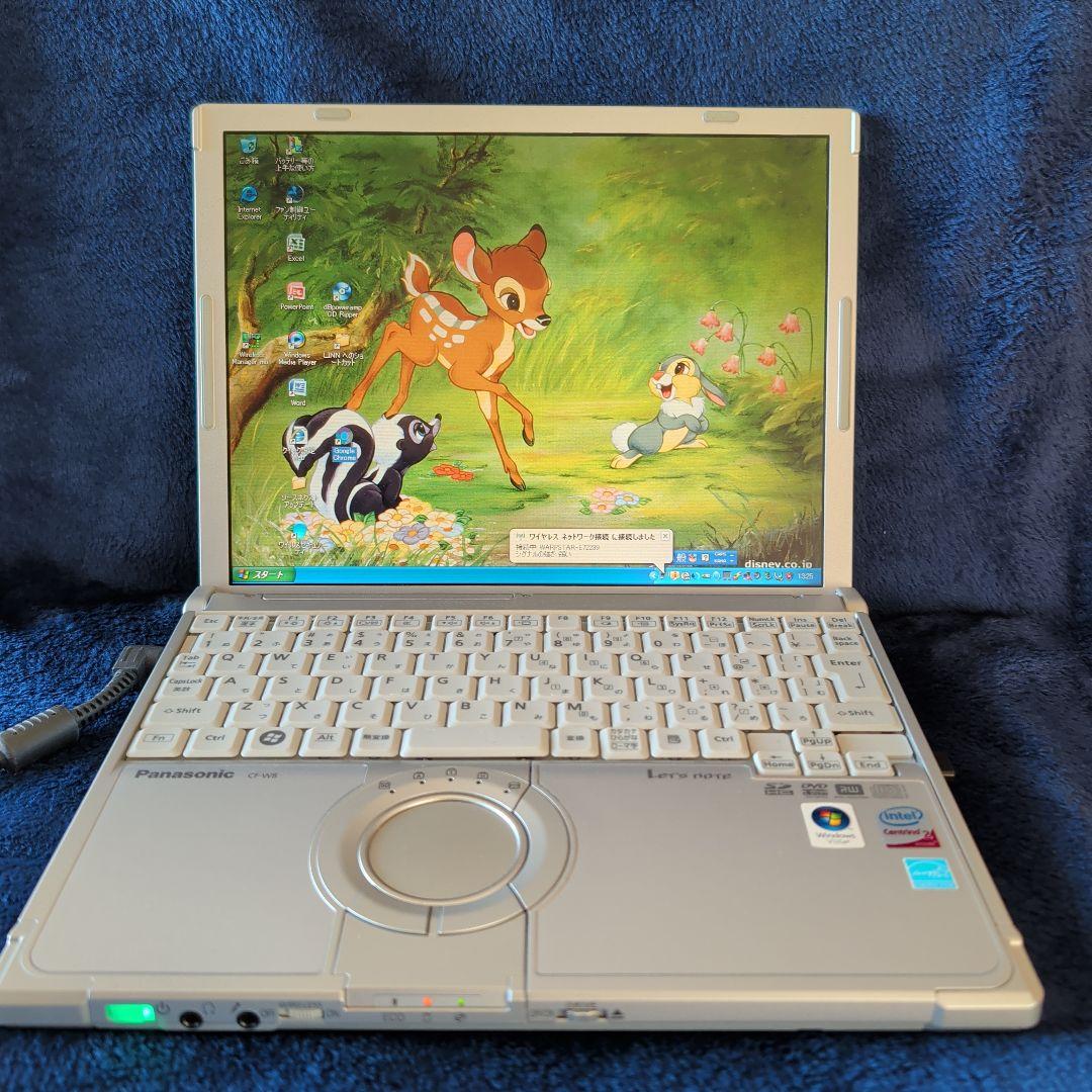 再値下げ美品 レッツノートCF-W8 OfficeStandard2007入り