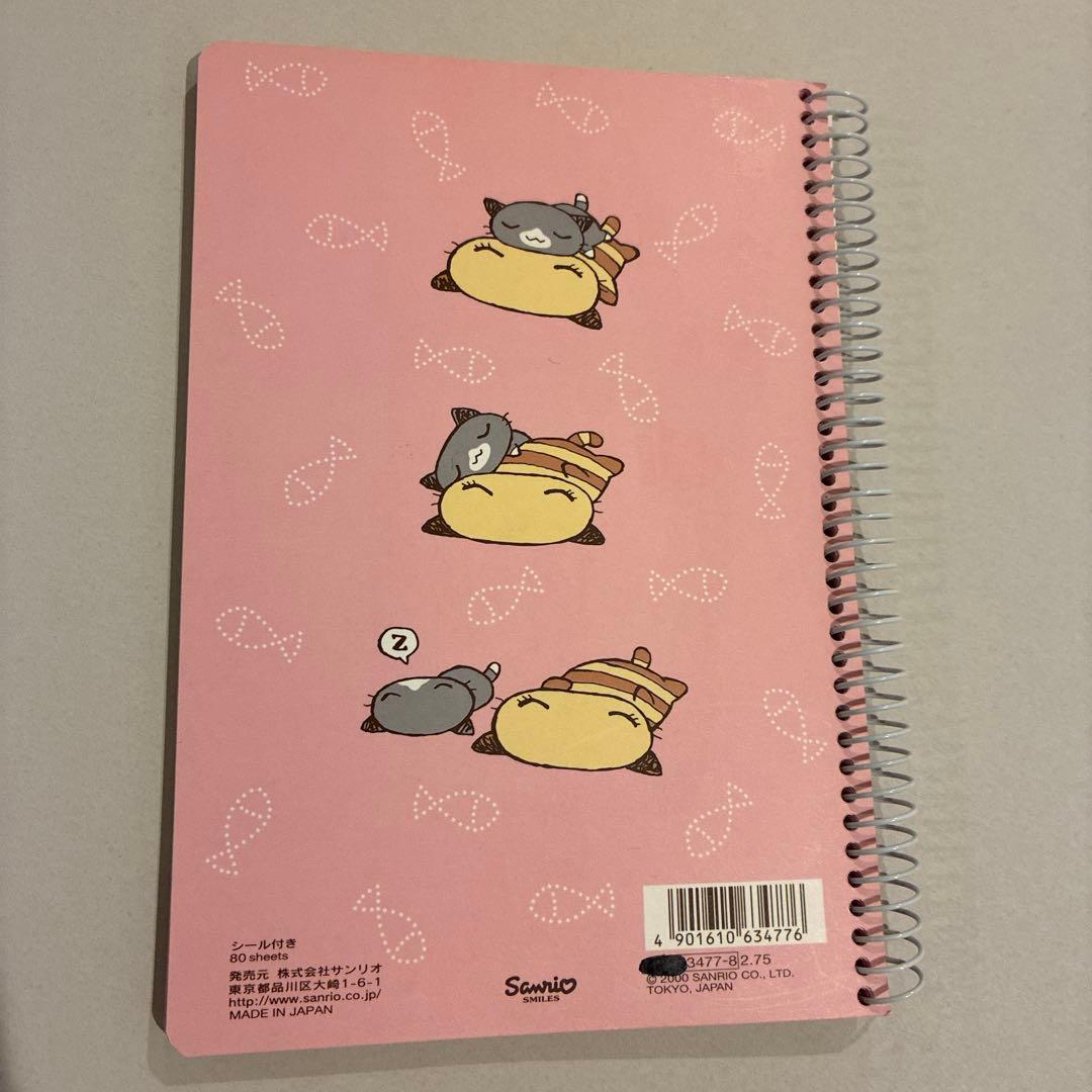 ねむっこにゃ〜ご メモ帳 リングノート 平成レトロ - メルカリ