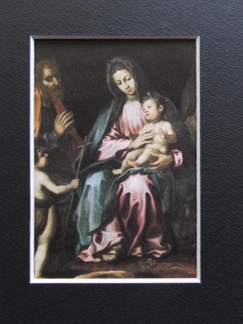 フランチェスコ・クラーディ、【聖家族】、高級画集画、レゾネより