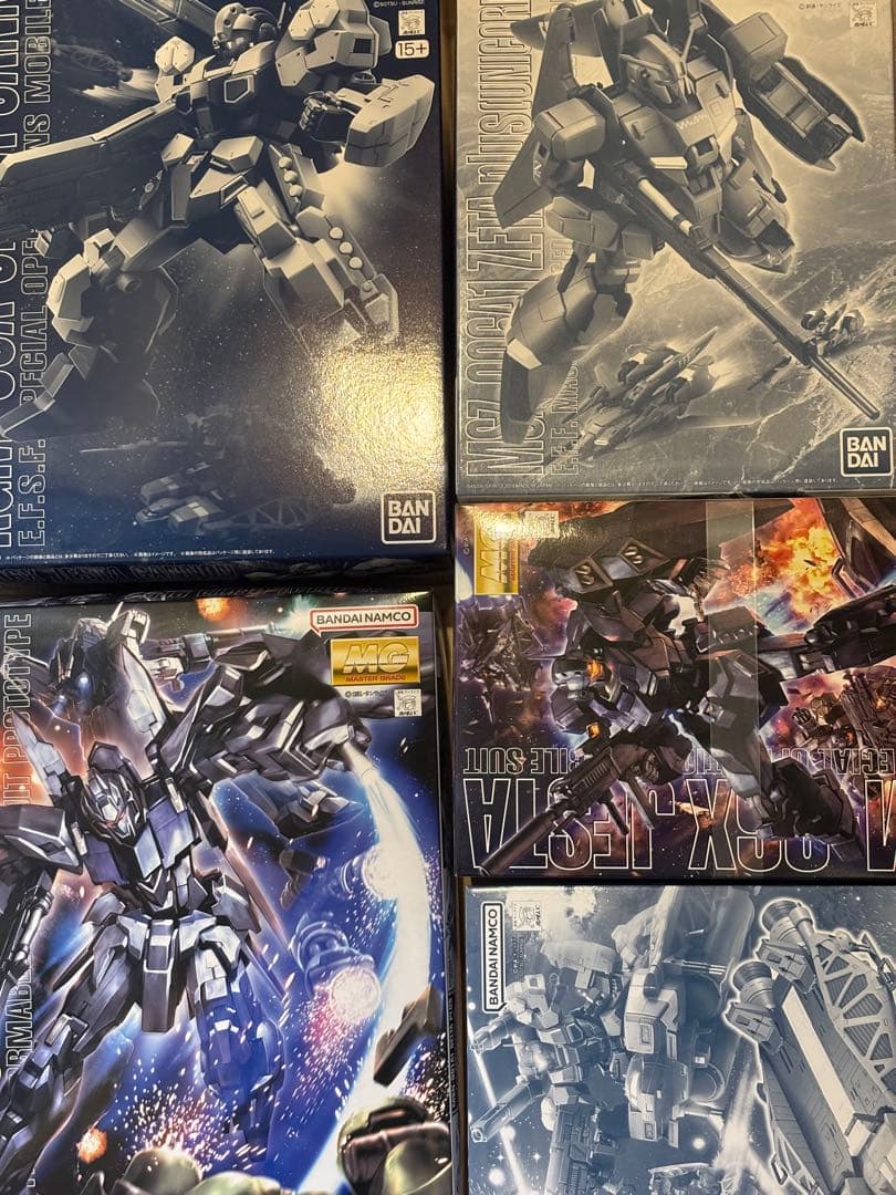 ガンプラまとめ売り MG ゼータプラス ジェスタ デルタプラス ベースジャバー