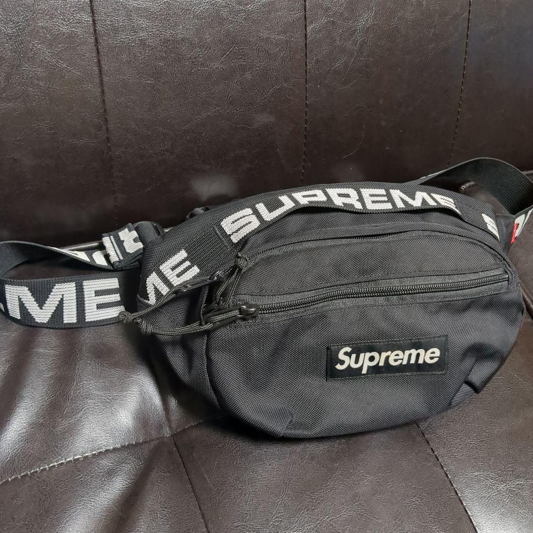 SUPREME　ボディバッグ　ウエストポーチ　ブラック