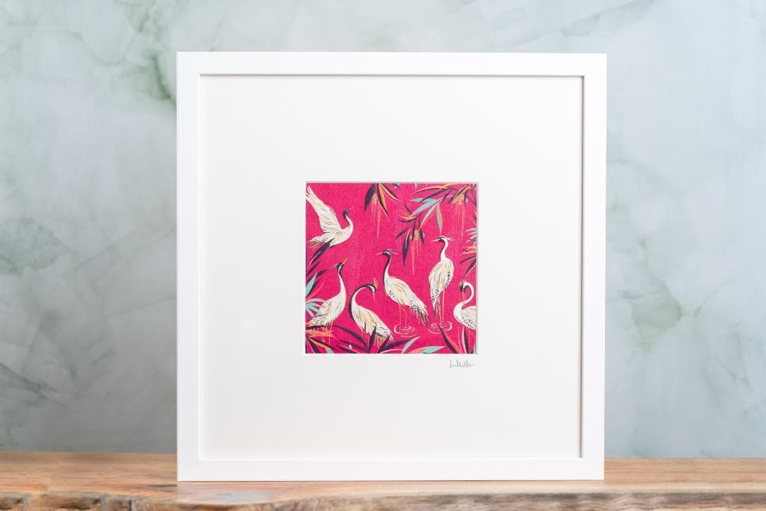 Sara Miller ピンクヘロンウォールアート world-wide-watch_smw-sa4010