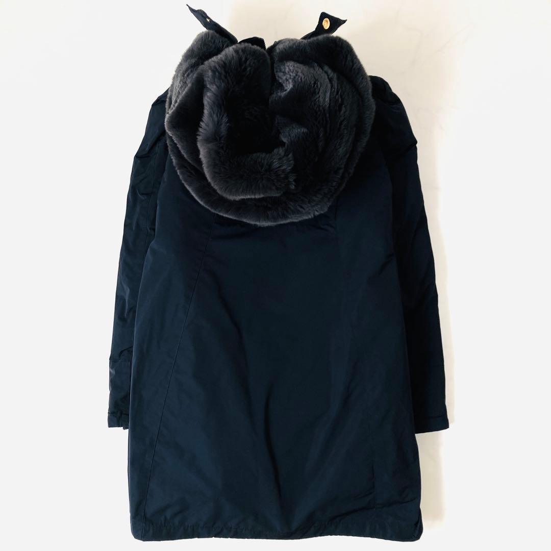 美品✨ウールリッチ ボウブリッジ ダウンコート ラビットファー