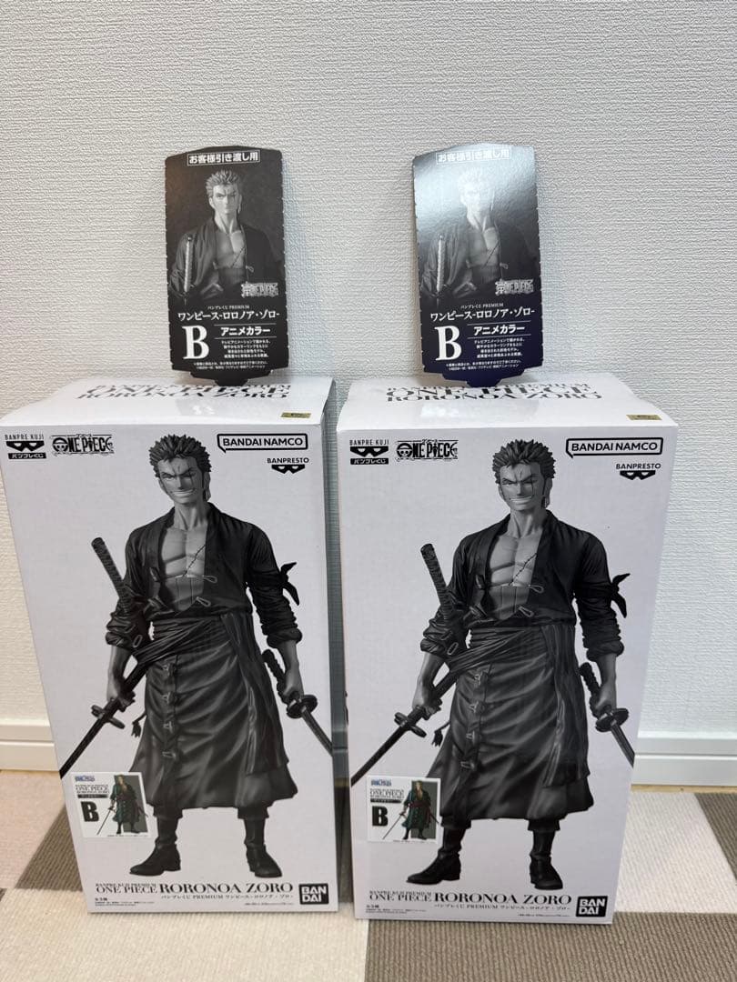 ワンピース バンプレくじ プレミアム ロロノア・ゾロ B賞*2 大剣豪、参上。 本日発売 バンプレくじプレミアム ロロノア・ゾロ