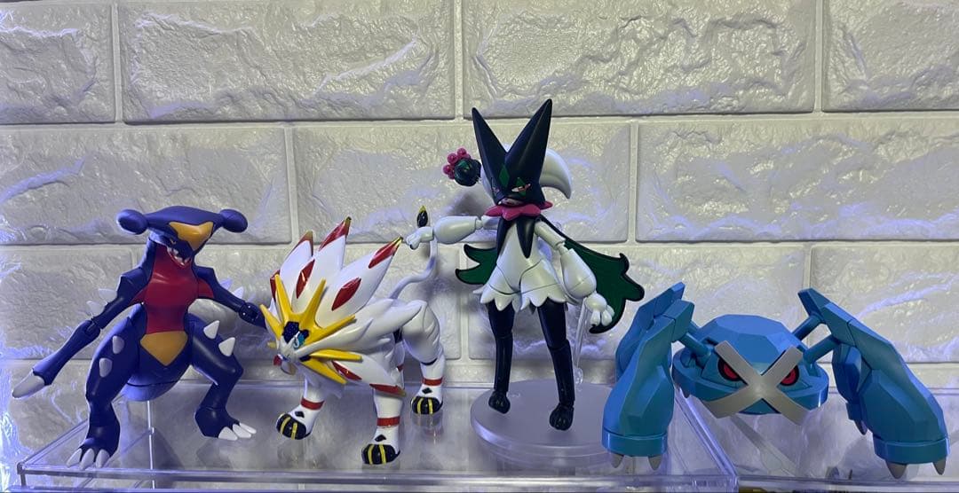 【4体セット】ガブリアス メタグロス マスカーニャ ソルガレオ ポケプラ
