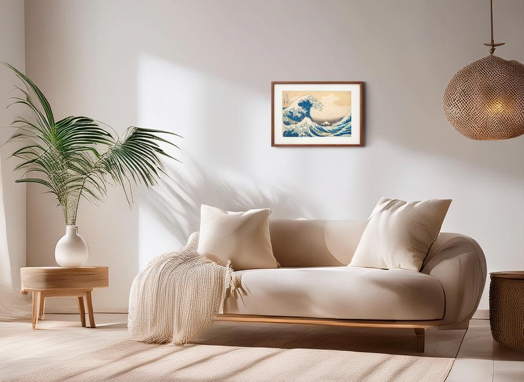 葛飾北斎 神奈川沖浪裏 グレートウェーブ ジークレー 版画 和紙 複製画