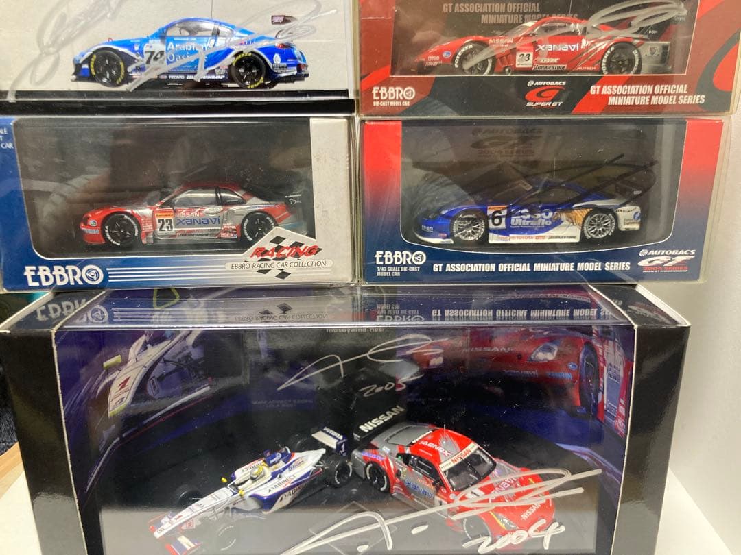 エブロ 1/43 GT 直筆サイン セット 名車名ドライバー コレクション