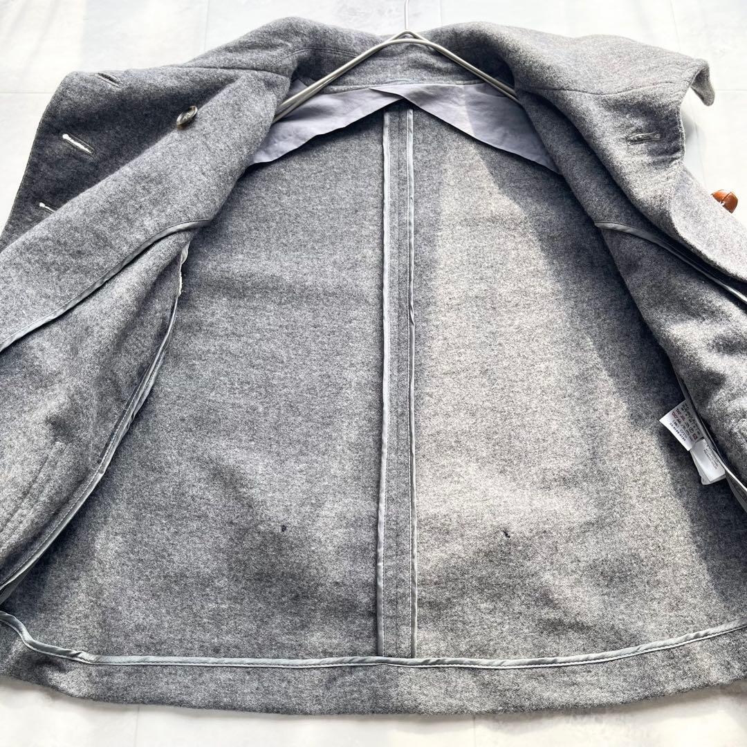 美品】MAX MARA ビッグカラー ショートコート L くるみボタン