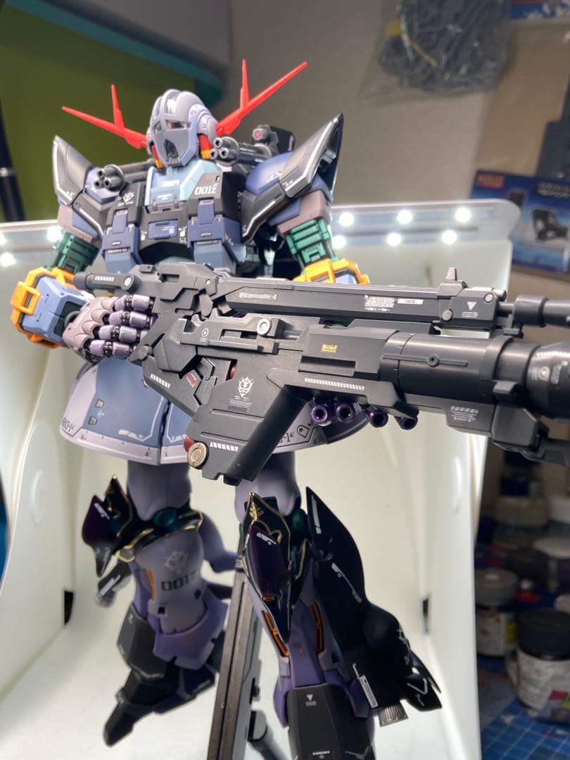 RG ジオング　パーフェクトジオング　全塗装　完成品 バージョン2