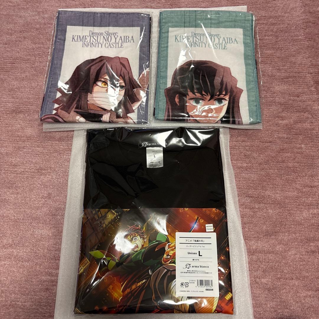 鬼滅の刃 無限城 劇場物販　マフラータオル ティーザービジュアル　Tシャツ