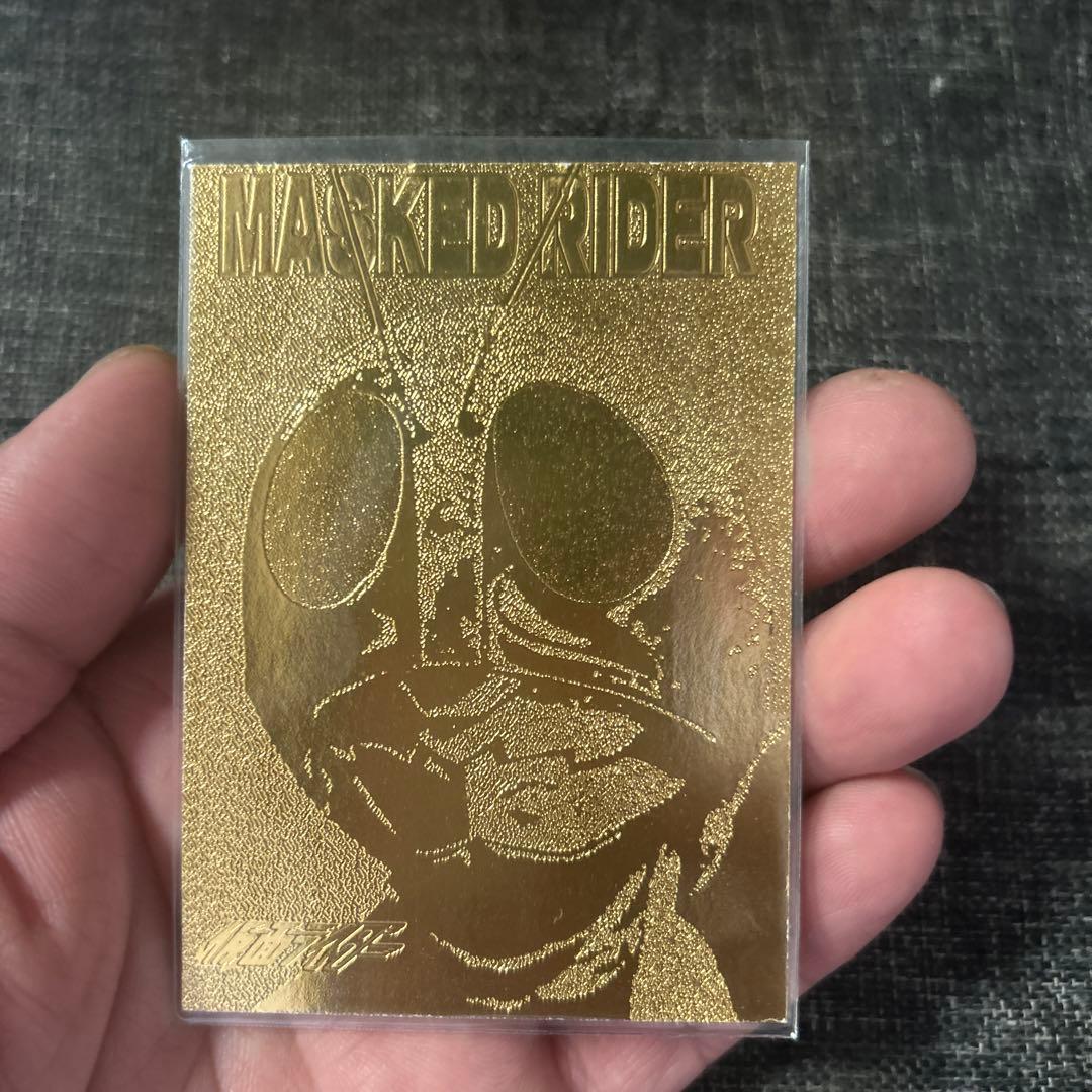 アマダ 仮面ライダー 22Kゴールド トレーディングカード - メルカリ