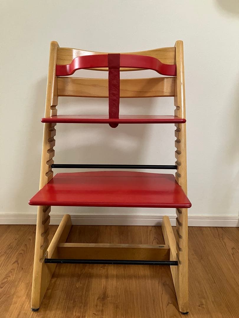 【美品】ストッケ ベビーチェア 木製　欧風 公式 ストッケ トリップトラップ チェア + ベビーセット 2点セット