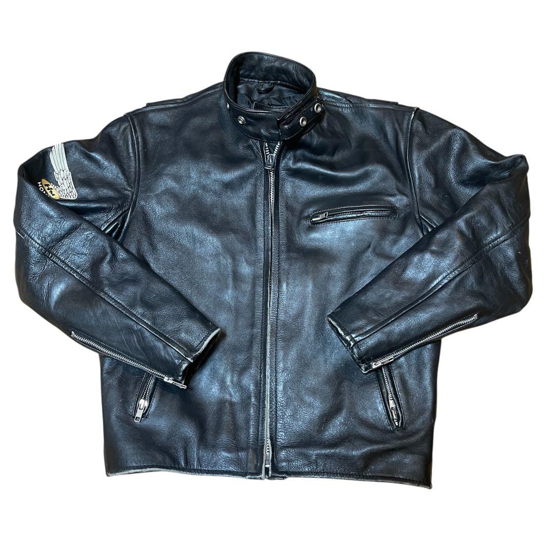 AMERICAN NOSTALGIA シングルライダースジャケット　本革