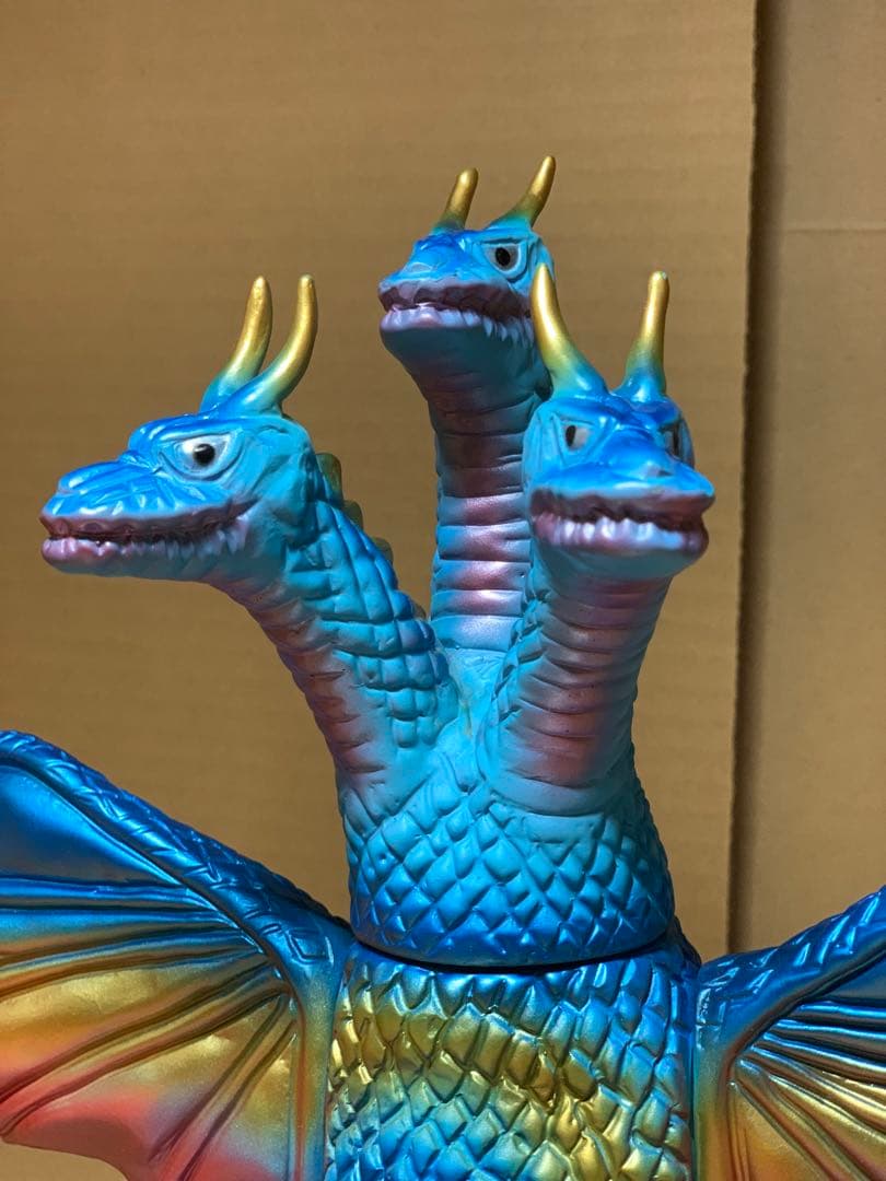 ブルマァクの怪獣シリーズ キングギドラ 復刻版 ブルー