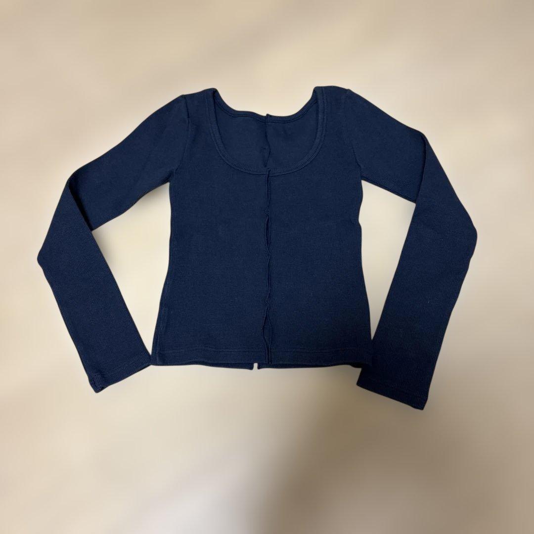 美品】SHISHIKUI holed topp Navyシシクイ - メルカリ