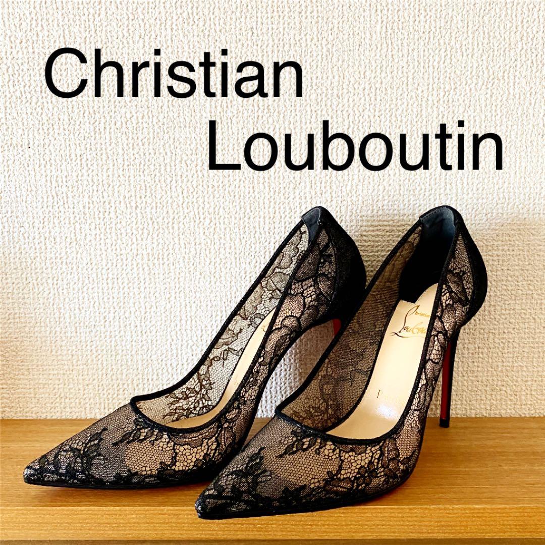 ルブタン レース ハイヒール