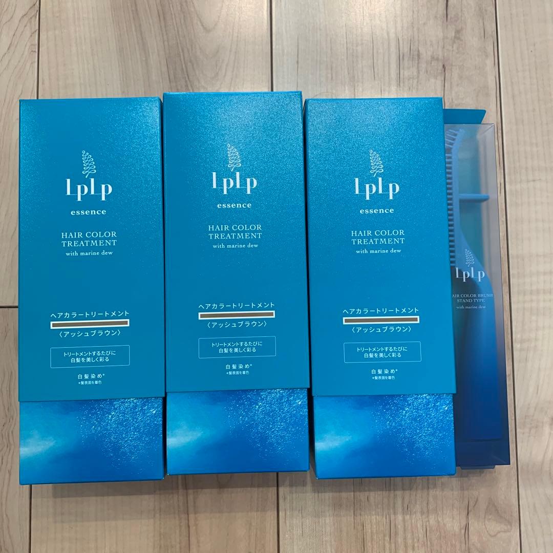 lplp ヘアカラートリートメント 白髪染め 3本セット　アッシュブラウン