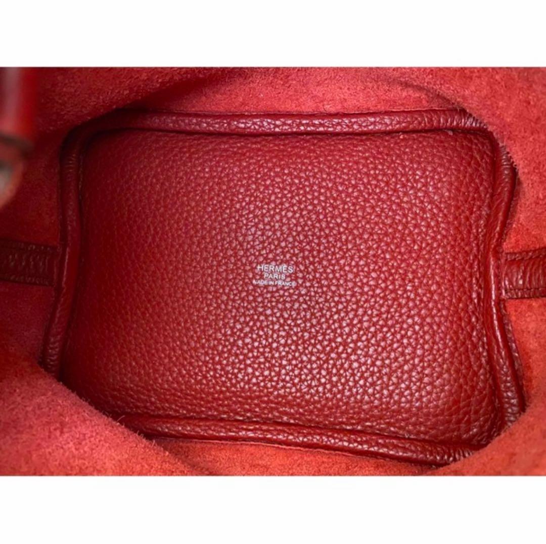 HERMES ピコタンロック PM 赤 S金具O刻印 - メルカリ
