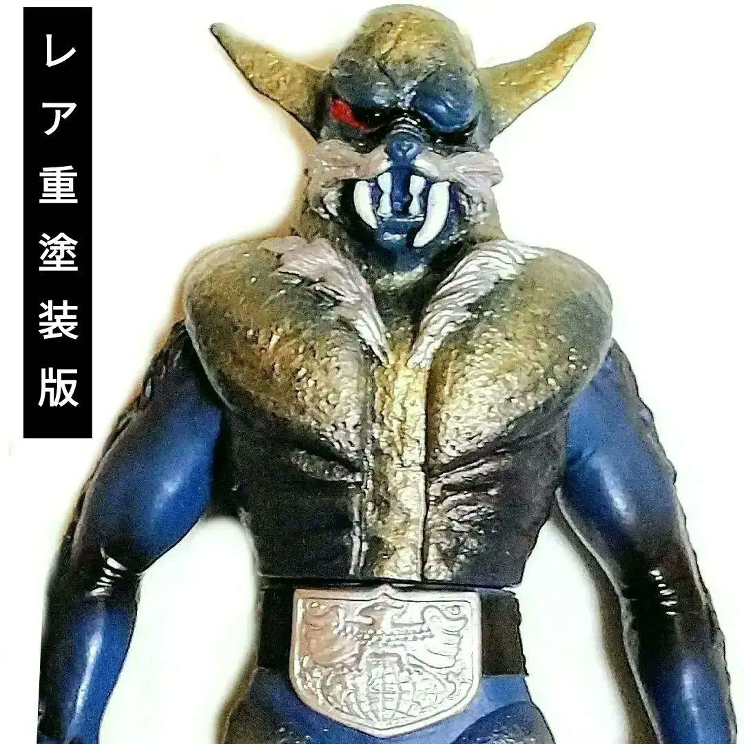 重塗装】 仮面ライダー ショッカー怪人 狼男 当時物 ソフビ フィギュア