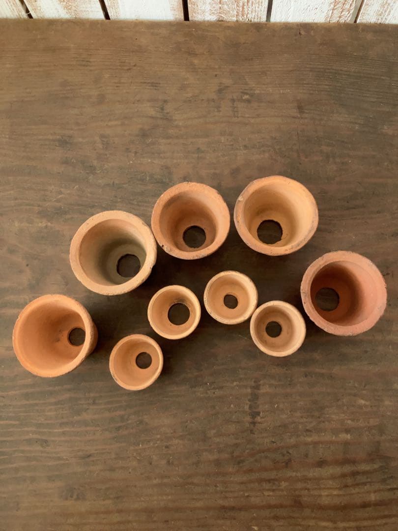 ヴィンテージ た小さな可愛い テラコッタポット 植木鉢 14個セット