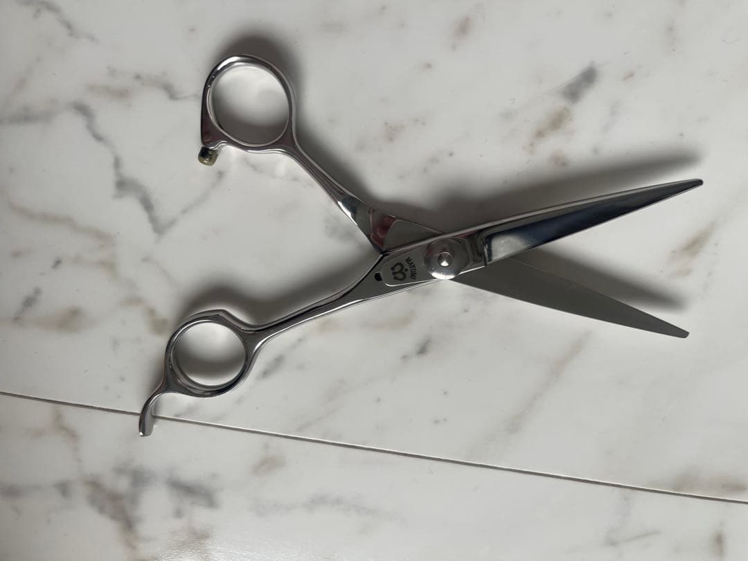 美容師国家試験用　バザミ 4-4436-02 実験用ハサミ（SUS304製）直 048.25.130 【AXEL】 アズワン