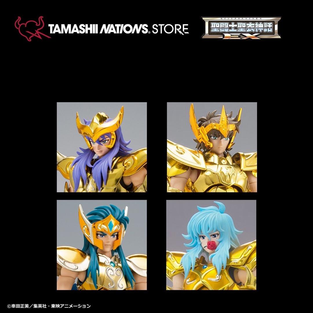 聖闘士聖衣神話EX 黄金聖闘士リバイバル版 4体セット 5点セット 新品未開封 聖闘士聖衣神話EX 黄金聖闘士リバイバル版 新品