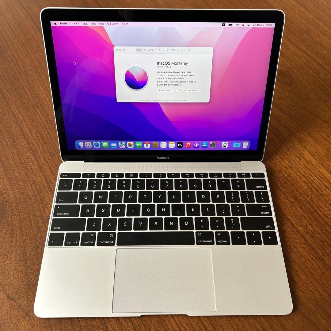 MacBook本体 MacBook Retina, 12-inch, Early2016