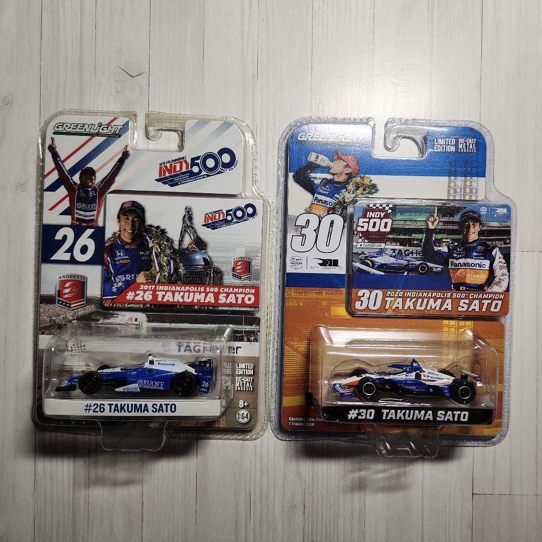 グリーンライト 1/64 インディカー 佐藤琢磨 ミニカー７台