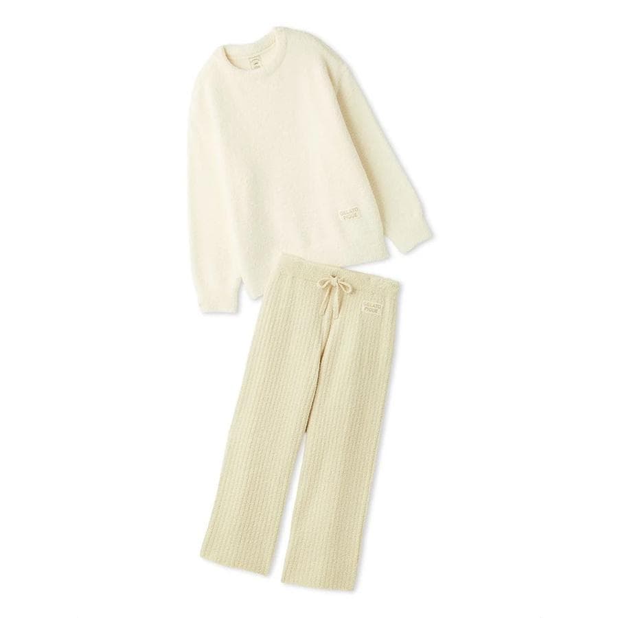 gelato pique カラフルパウダープルオーバー＆ベビモコリブロングパンツ