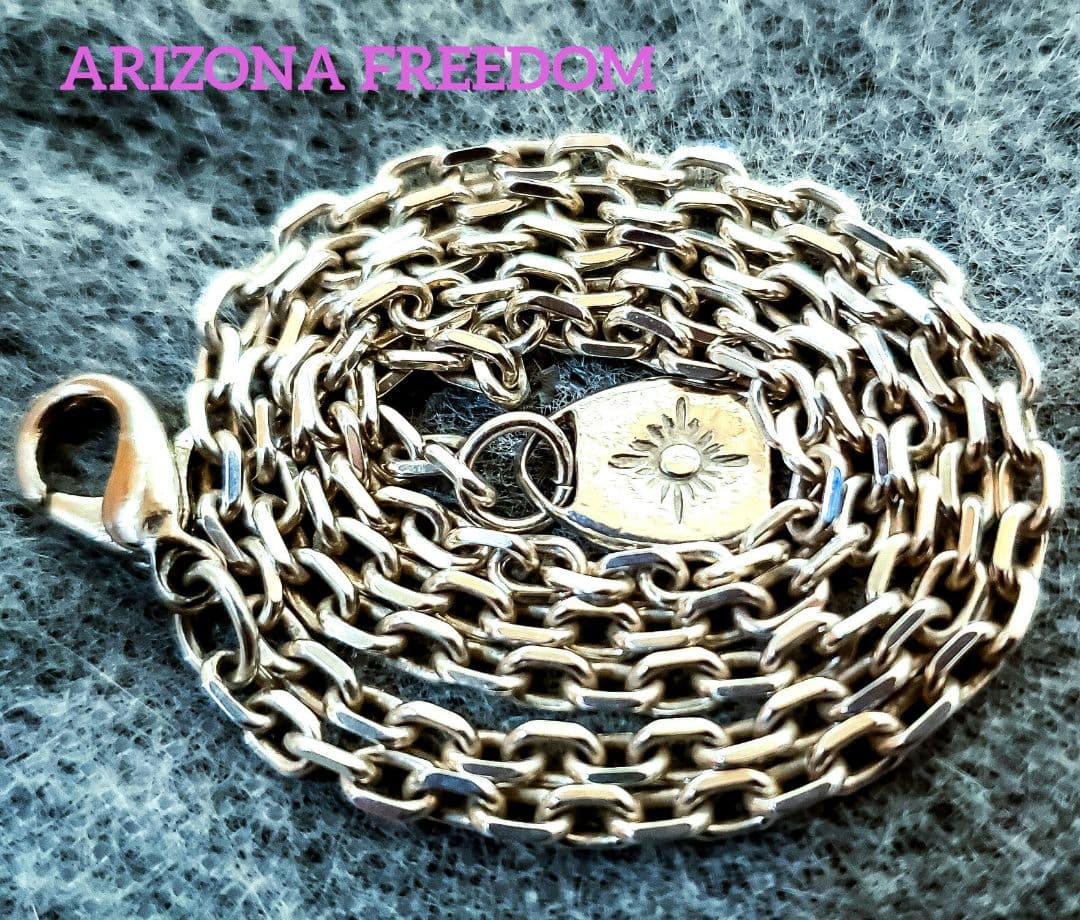 【ARIZONA FREEDOMチェーン❗】小豆極細42,5cm 幅2,5mm❇