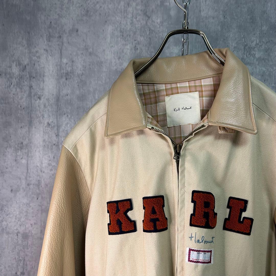 Karl Helmut 90sカールヘルムリアルレザー スタジャン ヴィンテージ